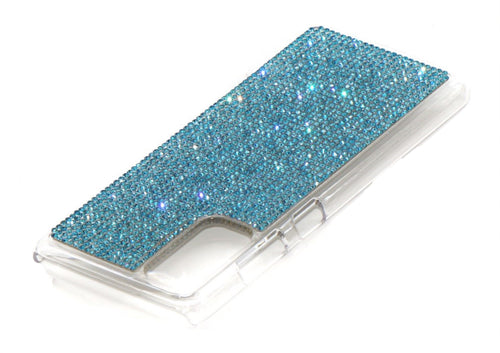 Cristales oscuros de aguamarina | Funda de TPU/PC para Galaxy S22