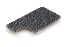 Load image into Gallery viewer, Jet Black Crystals | iPhone 15 TPU/PC Case
