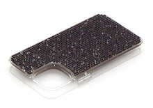 Load image into Gallery viewer, Jet Black Crystals | iPhone 15 TPU/PC Case
