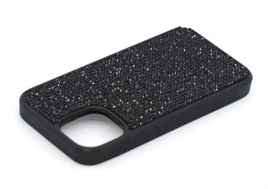 Jet Black Crystals | iPhone 15 Pro TPU/PC Case